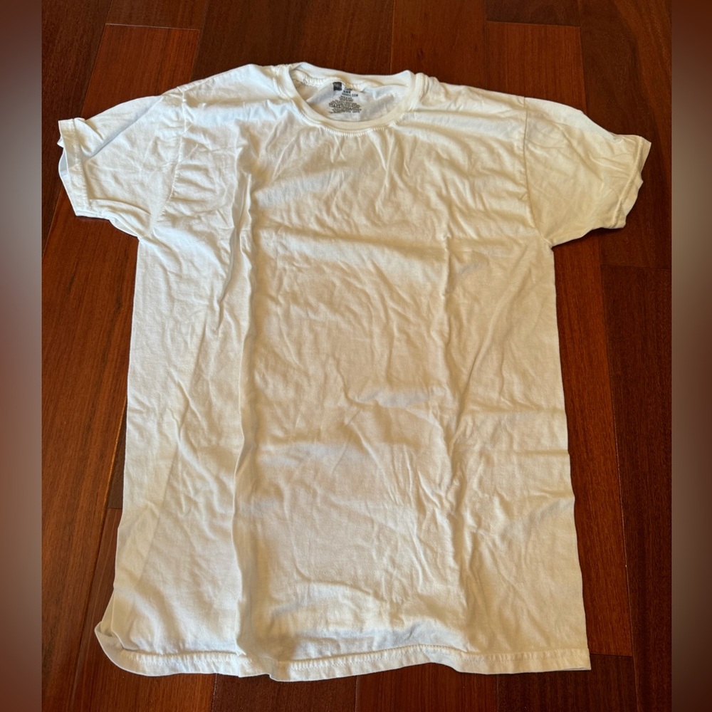 White Comfort Fit Medium Tee Shirt from Hanes